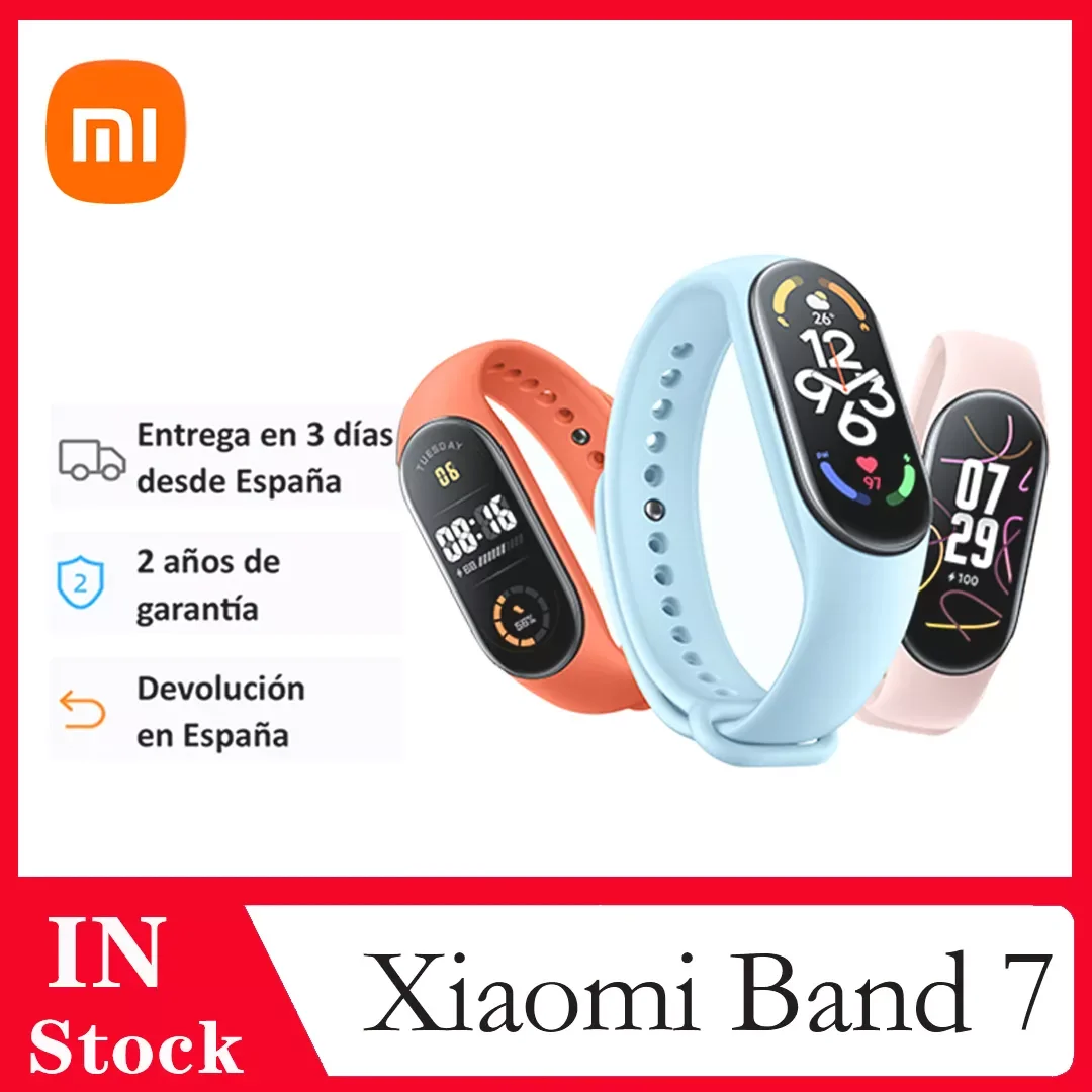 NEW2023 Xiaomi Mi Band 7 Smart Wristband Bluetooth 5.2 VO2 Max Sport Analytics 1.62" AMOLED 120 Training Modes 5ATM Waterpr
NEW2023 Xiaomi Mi Band 7 Smart Wristband Bluetooth 5.2 VO2 Max Sport Analytics 1.62" AMOLED 120 Training Modes 5ATM Waterpr