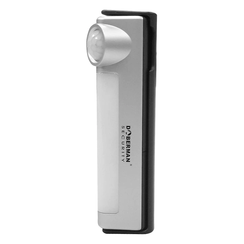 DOBERMAN SECURITY Motion Detector Alarm With Nightlight Function - Select Motion-Triggered Light OR Motion-Triggered Alarm With
DOBERMAN SECURITY Motion Detector Alarm With Nightlight Function - Select Motion-Triggered Light OR Motion-Triggered Alarm With