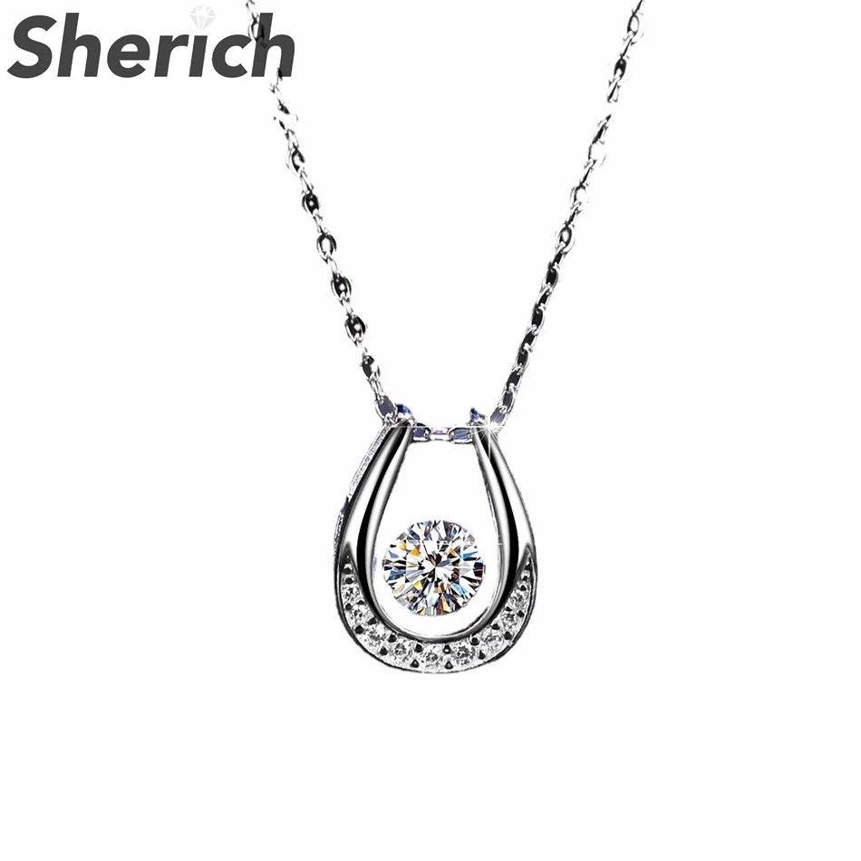 Tbestone Horseshoe Beating Heart Shape Hollow 0.5ct Moissanite S925 Sterling Silver Pendant Necklace Women's Jewelry
Tbestone Horseshoe Beating Heart Shape Hollow 0.5ct Moissanite S925 Sterling Silver Pendant Necklace Women's Jewelry