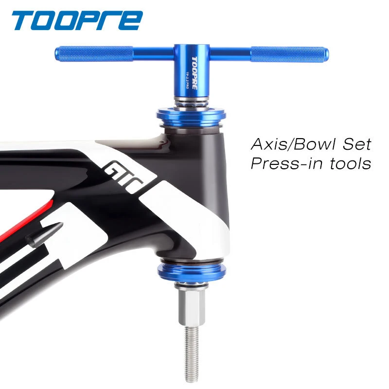 TOOPRE Bicycle Threadless Headset Press Fit Install Tool Zero Stack Semi Integrated Steering Box Fork Crown Nut Installer Driver
TOOPRE Bicycle Threadless Headset Press Fit Install Tool Zero Stack Semi Integrated Steering Box Fork Crown Nut Installer Driver