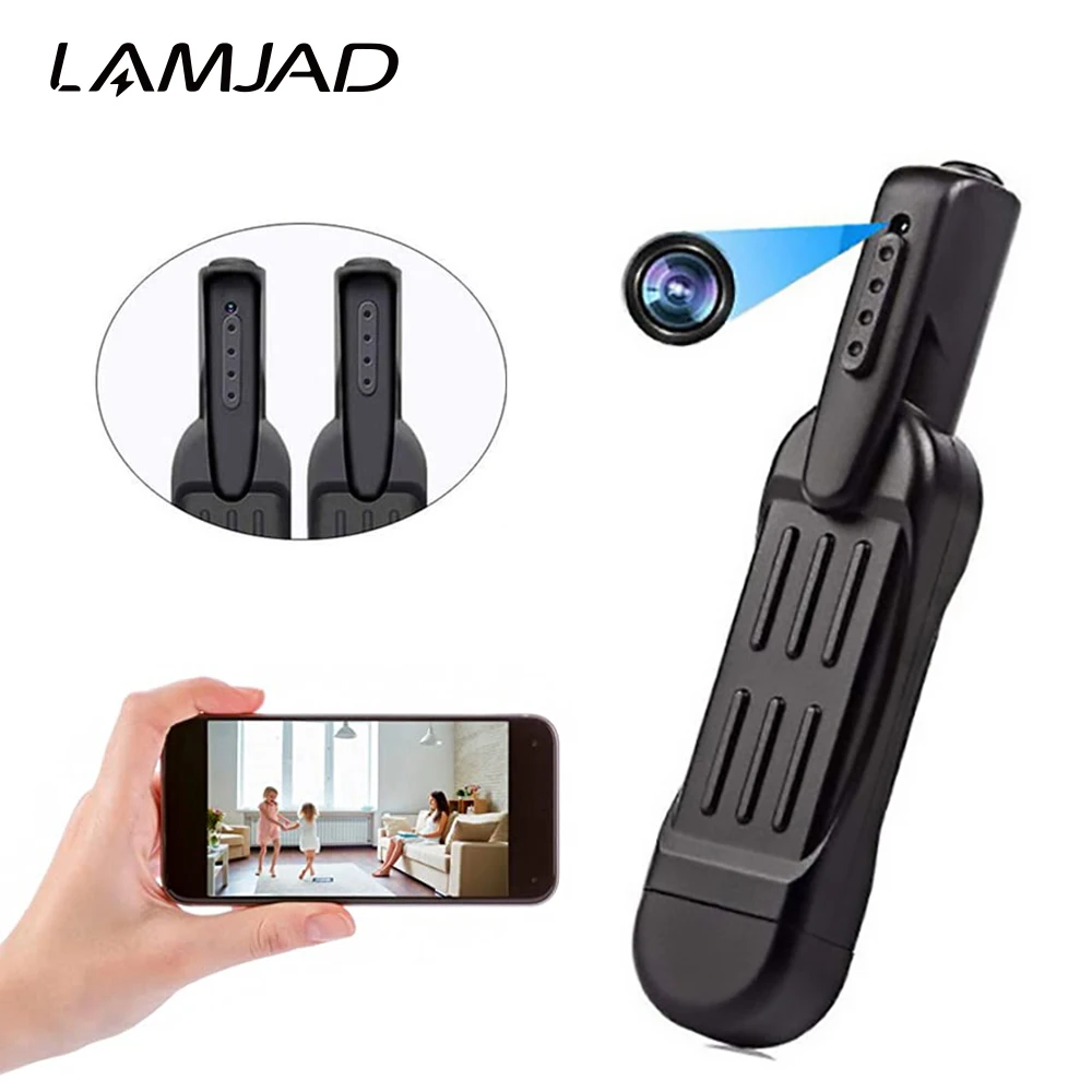 

LAMJAD T189 Pen Body Мини-камера Портативный носимый рекордер HD 1080P Запись видеокамер DV Видеокамера для деловых встреч Пешие прогулки Путешествия