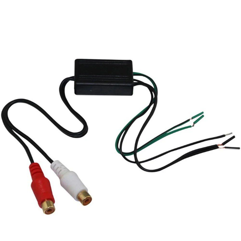 

2 Channel RCA Line Input Output High To Low Level Converter Adaptor Lead CTLOC10 Audio Horn Speaker Output Converter
