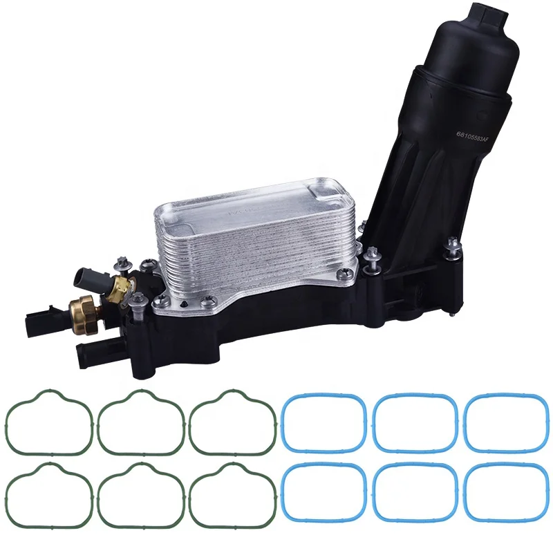 68105583AF Oil Filter Adapter Housing With Gaskets Fit DODGE RAM CHRYSLER JEEP 3.6 L 
68105583AF Oil Filter Adapter Housing With Gaskets Fit DODGE RAM CHRYSLER JEEP 3.6 L