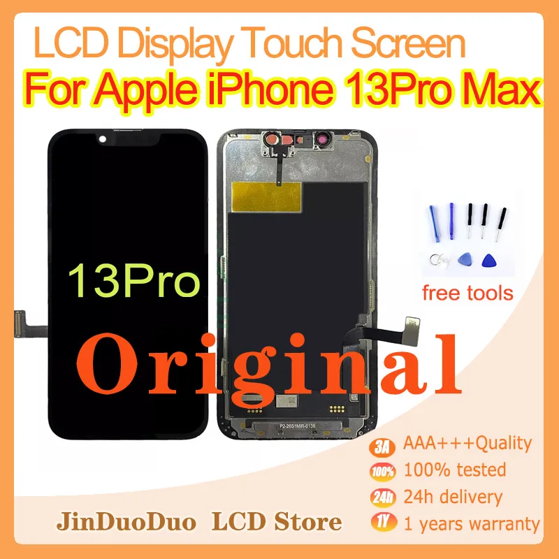 100% Brand New Original LCD Screen Panel LCD display Digitizer Full Assembly for iPhone 13 Pro Max 13proMax Assembly
100% Brand New Original LCD Screen Panel LCD display Digitizer Full Assembly for iPhone 13 Pro Max 13proMax Assembly