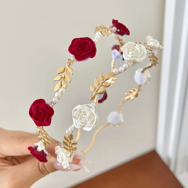 Retro Design Children's Rose Hair Bands Headband Fashion Girls Hairpin Hair Accessories Handmade Cute Princess Flower Headdress
Retro Design Children's Rose Hair Bands Headband Fashion Girls Hairpin Hair Accessories Handmade Cute Princess Flower Headdress