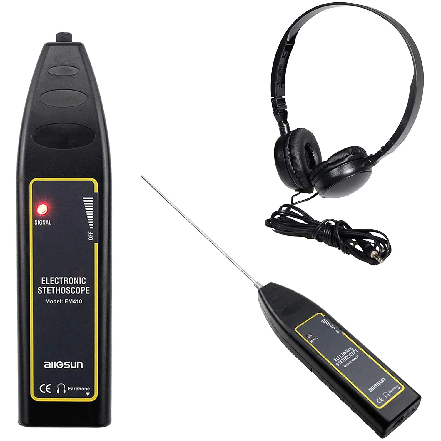 Leak Detector Water Pipe Electronic Stethoscope Earphone Car Detection Equipment 100Hz-10kHz
Leak Detector Water Pipe Electronic Stethoscope Earphone Car Detection Equipment 100Hz-10kHz