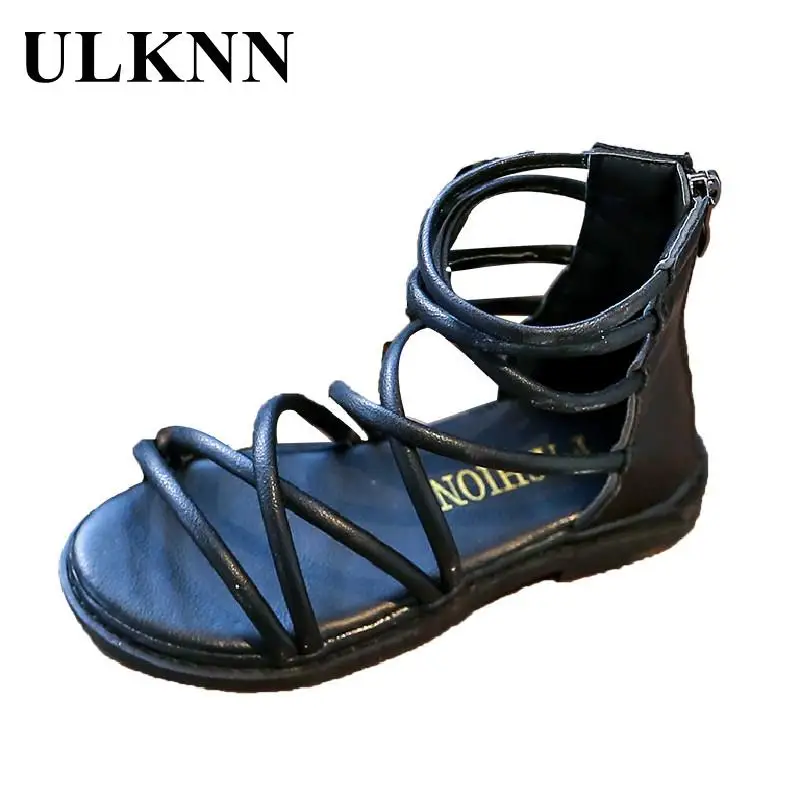 Girls Roman sandals princess soft shoes new student celebrity fashion sandal princess antiskid cuhk baby black shoes size 26-37
Girls Roman sandals princess soft shoes new student celebrity fashion sandal princess antiskid cuhk baby black shoes size 26-37