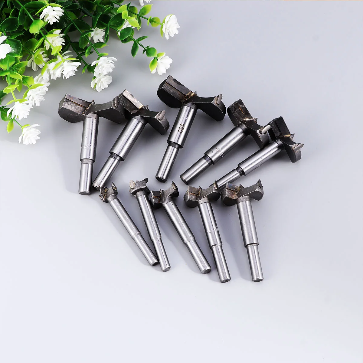 10pcs Auger Drill Bit Set Wood Cutter Hex Wrench Woodworking Hole for Power Tools 15mm 20mm 25mm 30mm 35mm 40mm 45mm 50mm 55mm
10pcs Auger Drill Bit Set Wood Cutter Hex Wrench Woodworking Hole for Power Tools 15mm 20mm 25mm 30mm 35mm 40mm 45mm 50mm 55mm