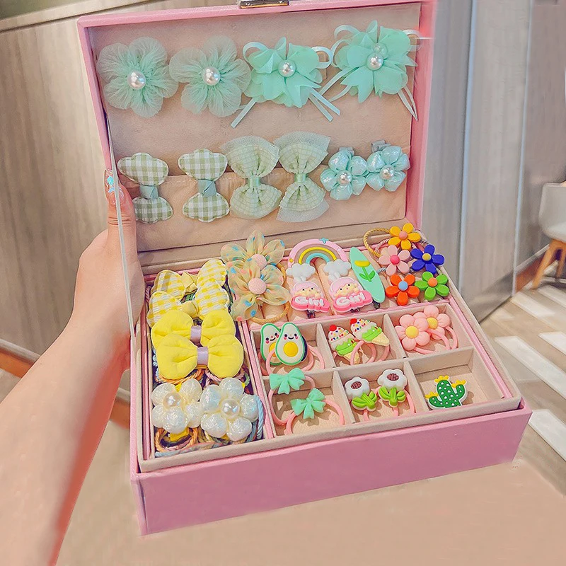 Children Hair Clip Set Cute Hair Accessories Girl Cartoon Hairpin Bow Flower Animal Elastic Headdress Hairpin Hair Ring
Children Hair Clip Set Cute Hair Accessories Girl Cartoon Hairpin Bow Flower Animal Elastic Headdress Hairpin Hair Ring