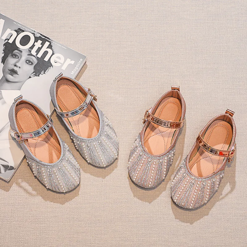 Girls Flats 2022 New Spring Autumn Kids Fashion Leather Shoes Rhinestone Glitter Princess Toddler Dress Party Dance Baby Shoes
Girls Flats 2022 New Spring Autumn Kids Fashion Leather Shoes Rhinestone Glitter Princess Toddler Dress Party Dance Baby Shoes