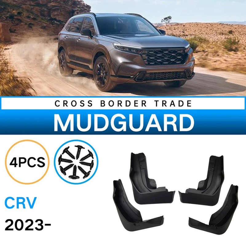 Mudguards Anti-Splash Mudflaps Fender Flap Splash Guards Cover Black Front Rear Wheel For Honda CRV CR-V 6Th 2023
Mudguards Anti-Splash Mudflaps Fender Flap Splash Guards Cover Black Front Rear Wheel For Honda CRV CR-V 6Th 2023