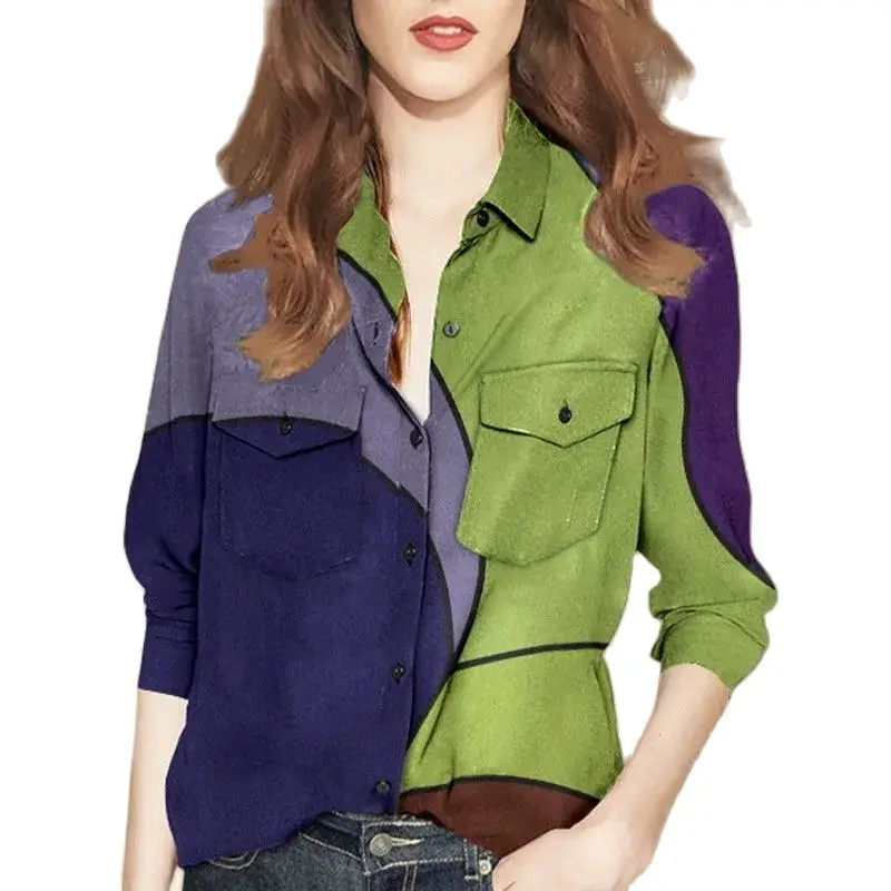 Fashion Shirt Female Design Sense Minority Temperament Shirt 2023 Spring and Summer New Slim Joker High-end Splicing Top Tide
Fashion Shirt Female Design Sense Minority Temperament Shirt 2023 Spring and Summer New Slim Joker High-end Splicing Top Tide