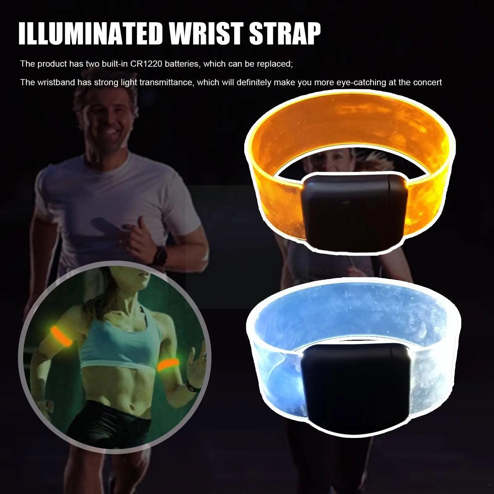Светящийся браслет на руку, регулируемый светодиодный браслет для бега, Яркий Женский декоративный браслет для бара, светящийся клубный та...
Светящийся браслет на руку, регулируемый светодиодный браслет для бега, Яркий Женский декоративный браслет для бара, светящийся клубный та...