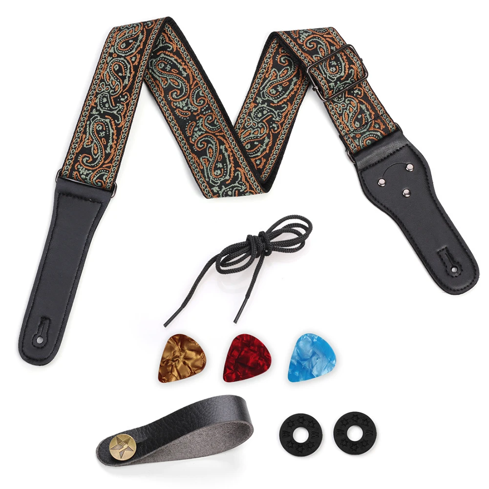 Adjustable Embroider Electric Acoustic Guitar Strap Belt With Picks Locks Parts Musical Instruments Stringed Instruments
Adjustable Embroider Electric Acoustic Guitar Strap Belt With Picks Locks Parts Musical Instruments Stringed Instruments