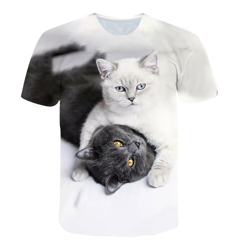 3D Printing Men's and Women's T-shirts Teen Oversized Shirts Fun Cartoon Cat Print Clothing Street Fashion Hip-Hop Pop Tops
3D Printing Men's and Women's T-shirts Teen Oversized Shirts Fun Cartoon Cat Print Clothing Street Fashion Hip-Hop Pop Tops