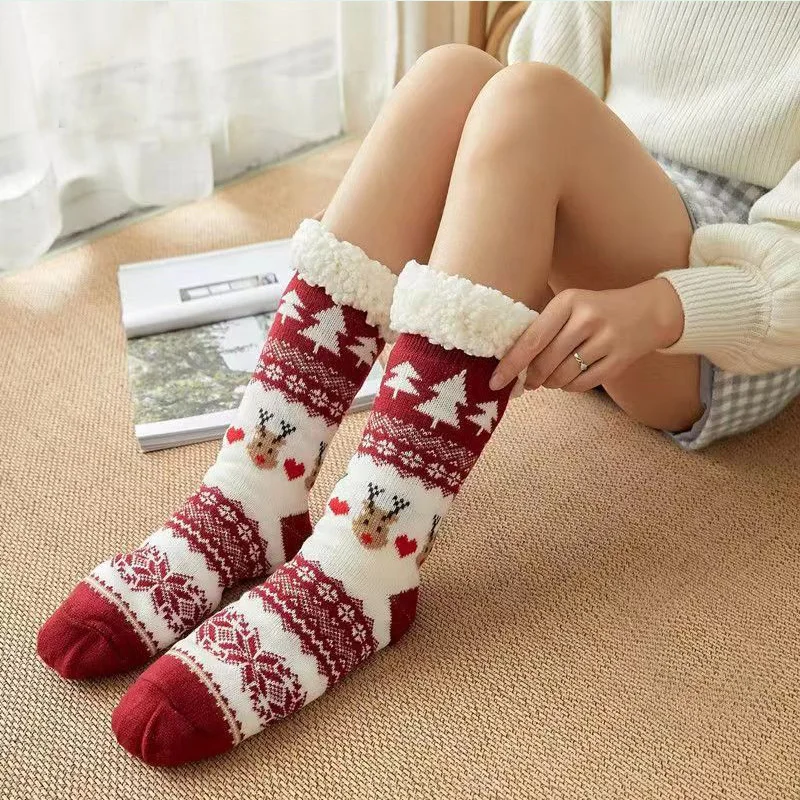 Christmas Warm Socks Plus Cotton Thicken Women Winter Socks Cute Cartoon Home Sleep Floor Socks Girl Funny Xmas Gift New
Christmas Warm Socks Plus Cotton Thicken Women Winter Socks Cute Cartoon Home Sleep Floor Socks Girl Funny Xmas Gift New