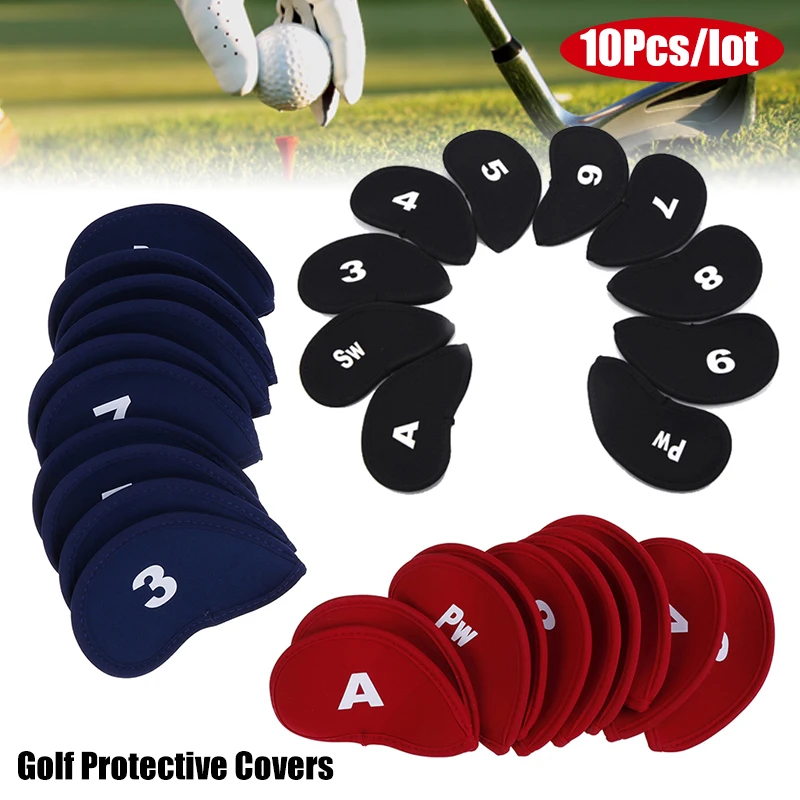 10 Pcs Golf Club Head Covers Iron Putter Head Cover Putter Headcover Set Outdoor Sport Golf Accessoires
10 Pcs Golf Club Head Covers Iron Putter Head Cover Putter Headcover Set Outdoor Sport Golf Accessoires