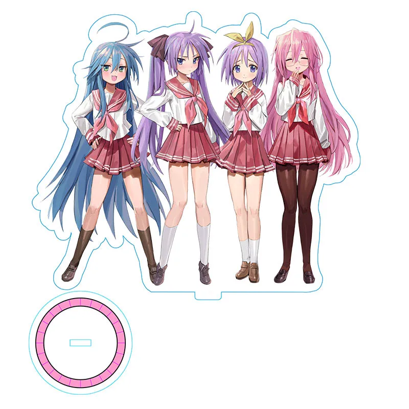 Anime Lucky☆Star Izumi Konata Hiiragi Kagami Hiiragi Tsukasa Acrylic Two-sided Stand Figure Model Plate Desk Decor Cartoon Gift
Anime Lucky☆Star Izumi Konata Hiiragi Kagami Hiiragi Tsukasa Acrylic Two-sided Stand Figure Model Plate Desk Decor Cartoon Gift