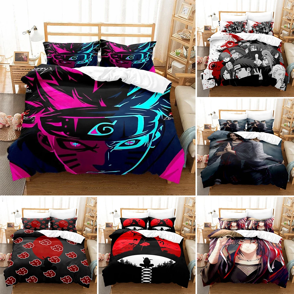 Modern Cartoon Home Textile Anime Ninja Uchiha Narutoes Bedding Set Teen 2/3pcs Twin Full Size Polyester Quilt Cover With Zipper
Modern Cartoon Home Textile Anime Ninja Uchiha Narutoes Bedding Set Teen 2/3pcs Twin Full Size Polyester Quilt Cover With Zipper