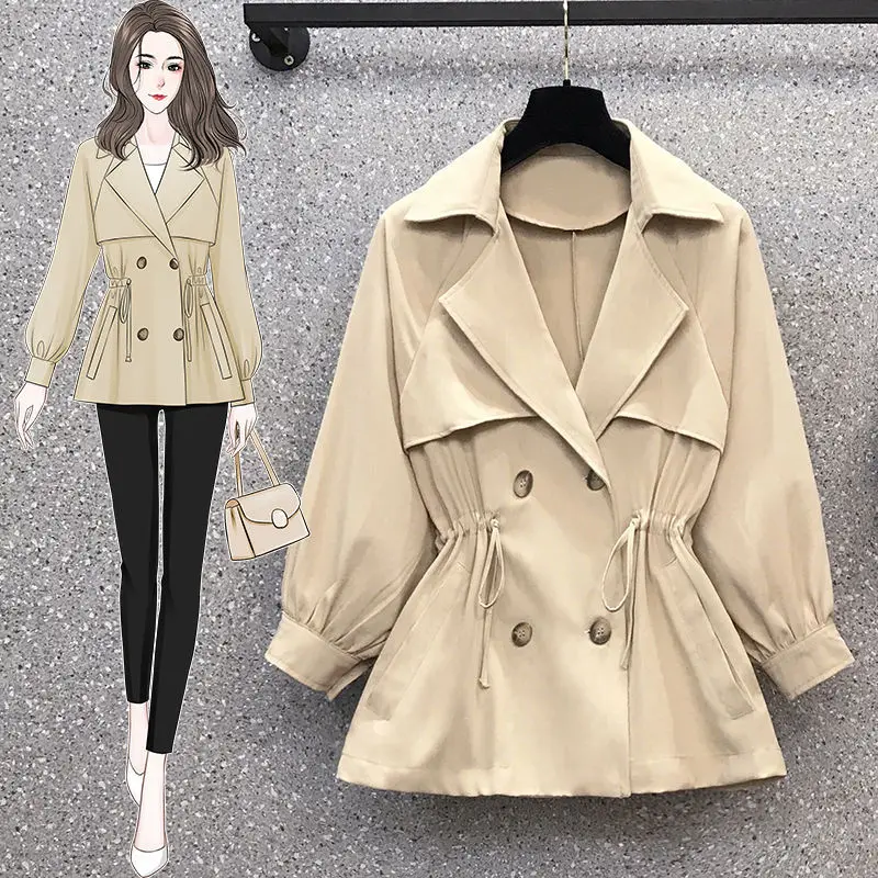 Fat Sisters Large Size Women's Autumn 2022 New Foreign Air Agende Waist Slimming Wild Coat Jacket 200 Pounds
Fat Sisters Large Size Women's Autumn 2022 New Foreign Air Agende Waist Slimming Wild Coat Jacket 200 Pounds