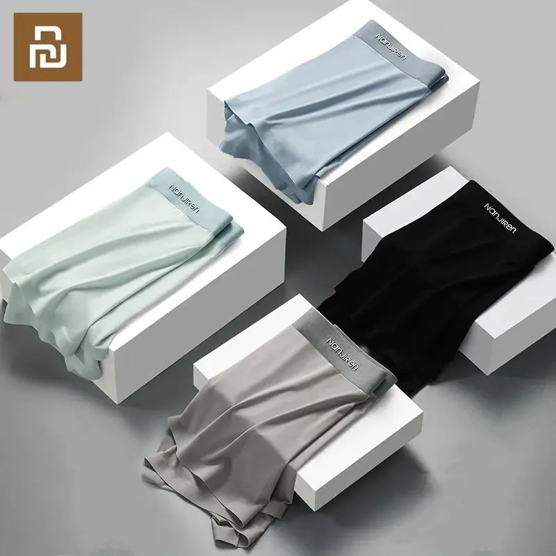 Youpin 3pcs Men Underwear Ice Silk Thin Men's Boxershorts Breathable Male Boxer Seamless Panties Male Solid Colors Shorts Pants
Youpin 3pcs Men Underwear Ice Silk Thin Men's Boxershorts Breathable Male Boxer Seamless Panties Male Solid Colors Shorts Pants
