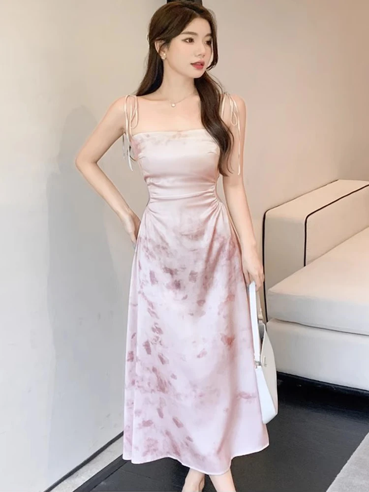 Новинка лета 2023, женские элегантные атласные платья миди на бретелях-спагетти, женское сексуальное облегающее вечернее платье с вырезом на ... 
Новинка лета 2023, женские элегантные атласные платья миди на бретелях-спагетти, женское сексуальное облегающее вечернее платье с вырезом на ...