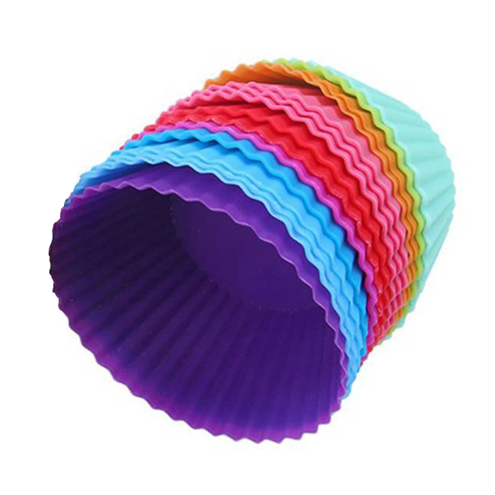 12pcs/Set Silicone Cake Mold Cupcake Liners Muffin Cupcake Baking Molds Kitchen Cooking Bakeware Maker DIY Cake Decorating Tools
12pcs/Set Silicone Cake Mold Cupcake Liners Muffin Cupcake Baking Molds Kitchen Cooking Bakeware Maker DIY Cake Decorating Tools