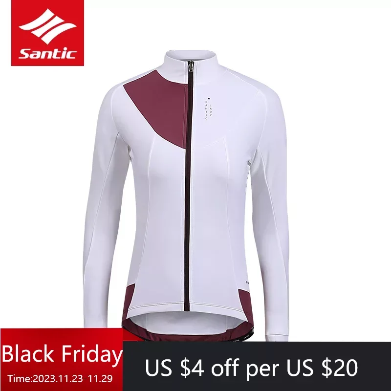 Santic Cycling Jackets Women Jersey Winter Warm Fleece Sweatshirt Windproof MTB Road Bicycle Jersey Long Sleeve Tops Asian Size
Santic Cycling Jackets Women Jersey Winter Warm Fleece Sweatshirt Windproof MTB Road Bicycle Jersey Long Sleeve Tops Asian Size