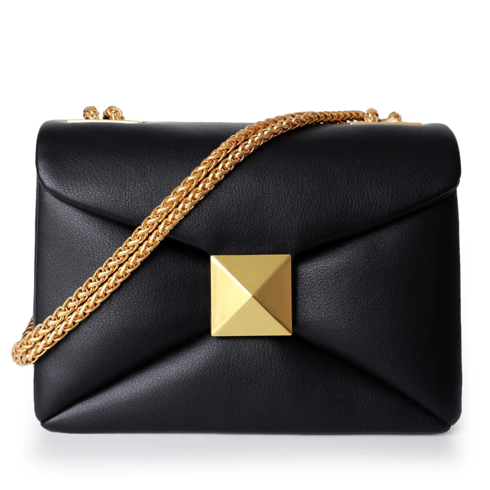 New Arrival Genuine Leather Women Big Rivet Bag Brand Designer Ladies Chain Shoulder Crossbody Bag High Quality Soft Handbags
New Arrival Genuine Leather Women Big Rivet Bag Brand Designer Ladies Chain Shoulder Crossbody Bag High Quality Soft Handbags
