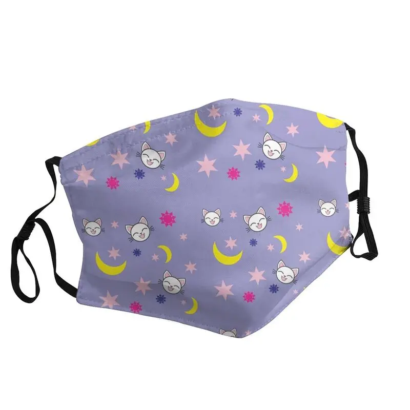 Usagi Tsukino Reusable Unisex Adult Mouth Face Mask Star And Moon With kitty Pattern Protection Cover Respirator Mouth-Muffle 
Usagi Tsukino Reusable Unisex Adult Mouth Face Mask Star And Moon With kitty Pattern Protection Cover Respirator Mouth-Muffle