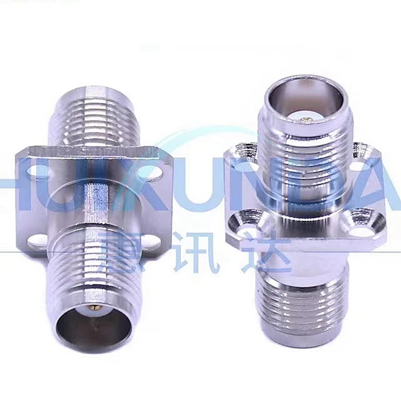 TNC Female Flange Connector TNC Female To TNC Female Dual Female 4hols Flange Panel Mount Chassis Nickel Plated Brass Copper
TNC Female Flange Connector TNC Female To TNC Female Dual Female 4hols Flange Panel Mount Chassis Nickel Plated Brass Copper