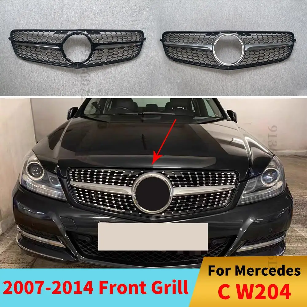 Upper Diamond Style Front Inlet Grille Racing Bumper Grill Trim For Mercedes W204 Benz C 2007-2014 C180 C43 C250 C300 C200 C350
Upper Diamond Style Front Inlet Grille Racing Bumper Grill Trim For Mercedes W204 Benz C 2007-2014 C180 C43 C250 C300 C200 C350