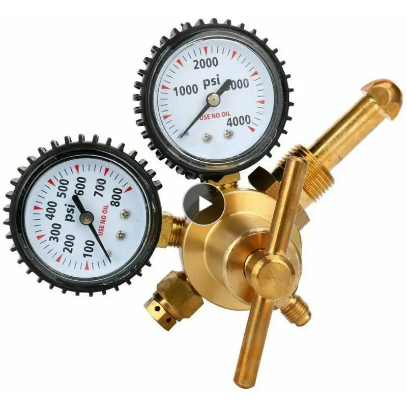 Nitrogen Regulator Gauge Pressure Equipment Brass CGA580 Inlet Connection Gauges 0-600PSI CGA580 Inlet 1/4 inch Flare Output
Nitrogen Regulator Gauge Pressure Equipment Brass CGA580 Inlet Connection Gauges 0-600PSI CGA580 Inlet 1/4 inch Flare Output