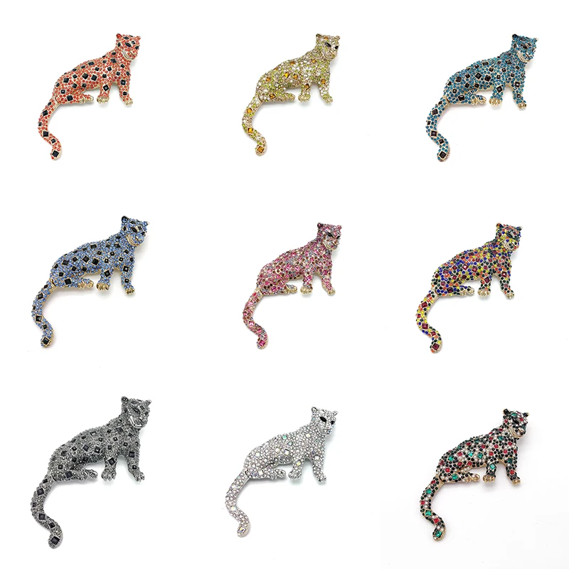 

PD BROOCH 2022 New High-end Jaguar Animal Leopard Brooch Clothing Bag Accessories Jewelry Pins In Stock Wedding Accessories