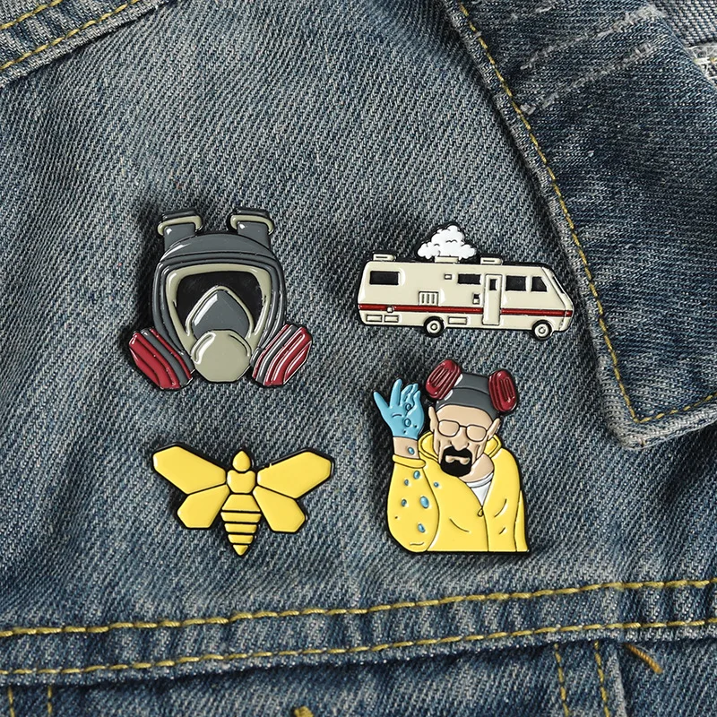 Mask Man Bee Bus Pins Salting Pins Accessories Clothing Backpack Alloy Brooch Enamel Lapel Pins Badge Wholesale
Mask Man Bee Bus Pins Salting Pins Accessories Clothing Backpack Alloy Brooch Enamel Lapel Pins Badge Wholesale