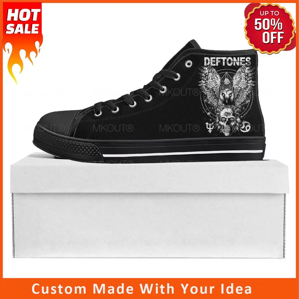 Deftones Metal Art Rock Band High Top High Quality Sneakers Mens Womens Teenager Canvas Sneaker Casual Couple Shoes Custom Shoe
Deftones Metal Art Rock Band High Top High Quality Sneakers Mens Womens Teenager Canvas Sneaker Casual Couple Shoes Custom Shoe