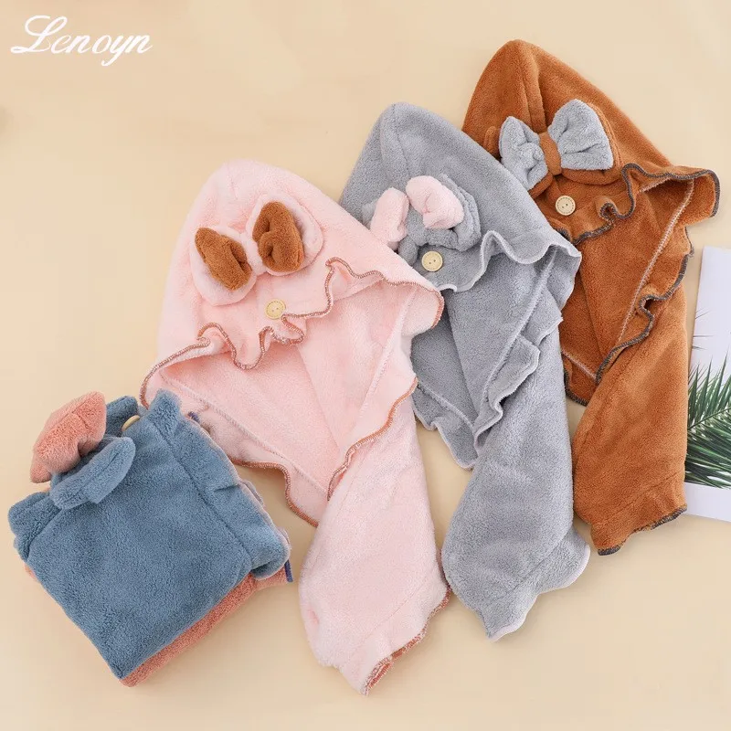 Lenoyn Coral Velvet Water Absorbing Dry Hair Hat Cartoon Bow Princess Hat Hair Wiping Hair Blowing Hat With Lace Bath Hat
Lenoyn Coral Velvet Water Absorbing Dry Hair Hat Cartoon Bow Princess Hat Hair Wiping Hair Blowing Hat With Lace Bath Hat