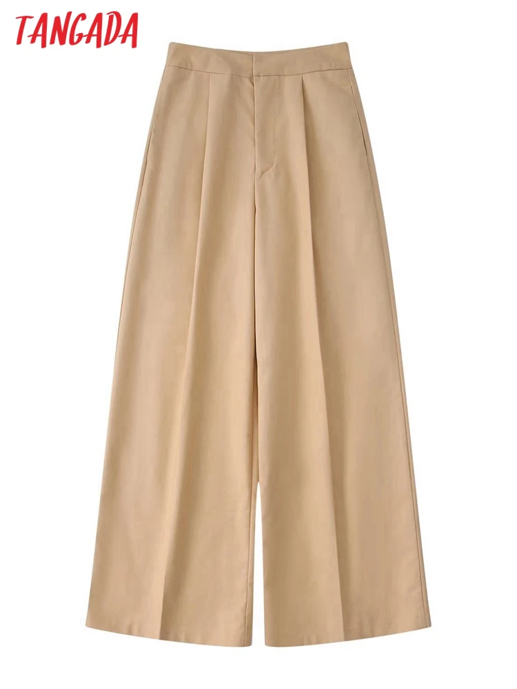 Tangada 2022 New Female Khaki Suit Pants Trousers for Women Pockets Office Lady Elegant Pants Pantalon BE177
Tangada 2022 New Female Khaki Suit Pants Trousers for Women Pockets Office Lady Elegant Pants Pantalon BE177