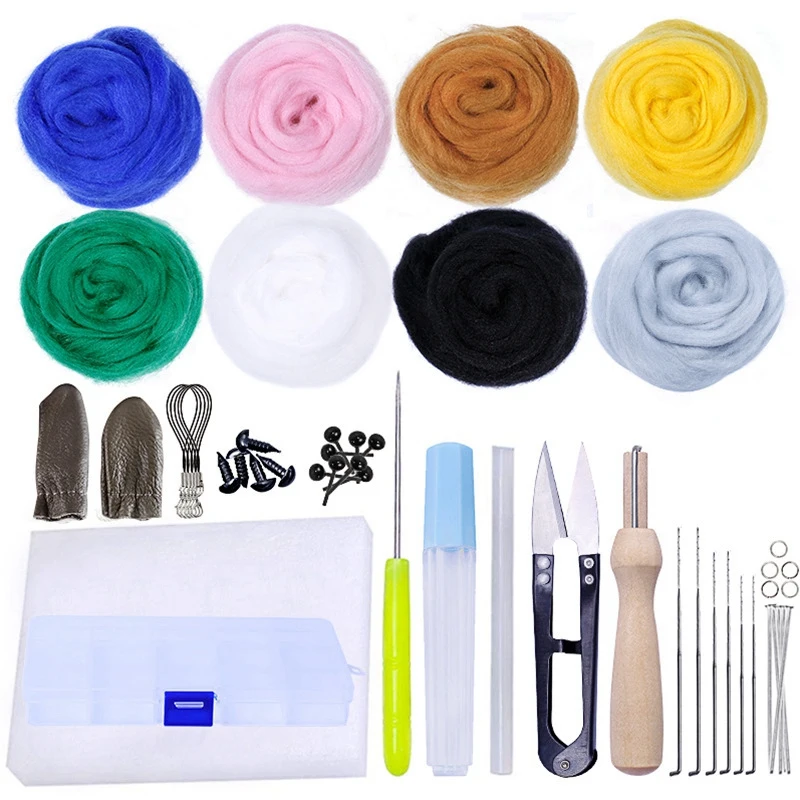 Diy Wool Felt Animals Flowers 8 Colors Wools Needles Felting Making Kit Diy Animal Wolvilt Craft Kits Tools Felt Toys
Diy Wool Felt Animals Flowers 8 Colors Wools Needles Felting Making Kit Diy Animal Wolvilt Craft Kits Tools Felt Toys