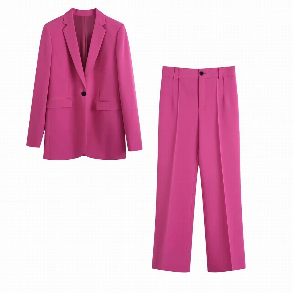 Women Blazer and Pant Spring 2022 New Fashion Single Button Coat Trousers Female Casual Suit Clothing
Women Blazer and Pant Spring 2022 New Fashion Single Button Coat Trousers Female Casual Suit Clothing