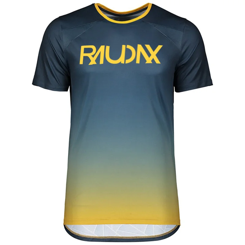 Raudax Summer Quick-dry Unisex Gradient Color Motocross Jersey Offroad MX Short Sleeve Bicycle T-shirt Mountain Cycling Clothing
Raudax Summer Quick-dry Unisex Gradient Color Motocross Jersey Offroad MX Short Sleeve Bicycle T-shirt Mountain Cycling Clothing