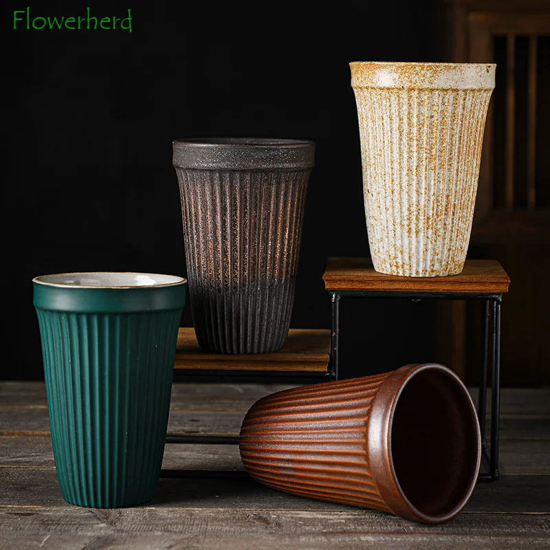 400ml Ceramic Coffee Cup Rust Glaze Handmade Retro Rough Pottery Mug Couple Tea Cup Large Capacity Household Water Cup
400ml Ceramic Coffee Cup Rust Glaze Handmade Retro Rough Pottery Mug Couple Tea Cup Large Capacity Household Water Cup