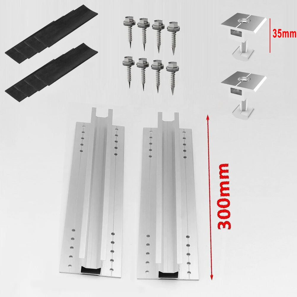 Rail Solar Middle Clamp Side Clamp Panel Module Aluminum Bracket Rail Trapezoidal Sheet 30cm Solar Panel Middle Clamp End Clamp
Rail Solar Middle Clamp Side Clamp Panel Module Aluminum Bracket Rail Trapezoidal Sheet 30cm Solar Panel Middle Clamp End Clamp