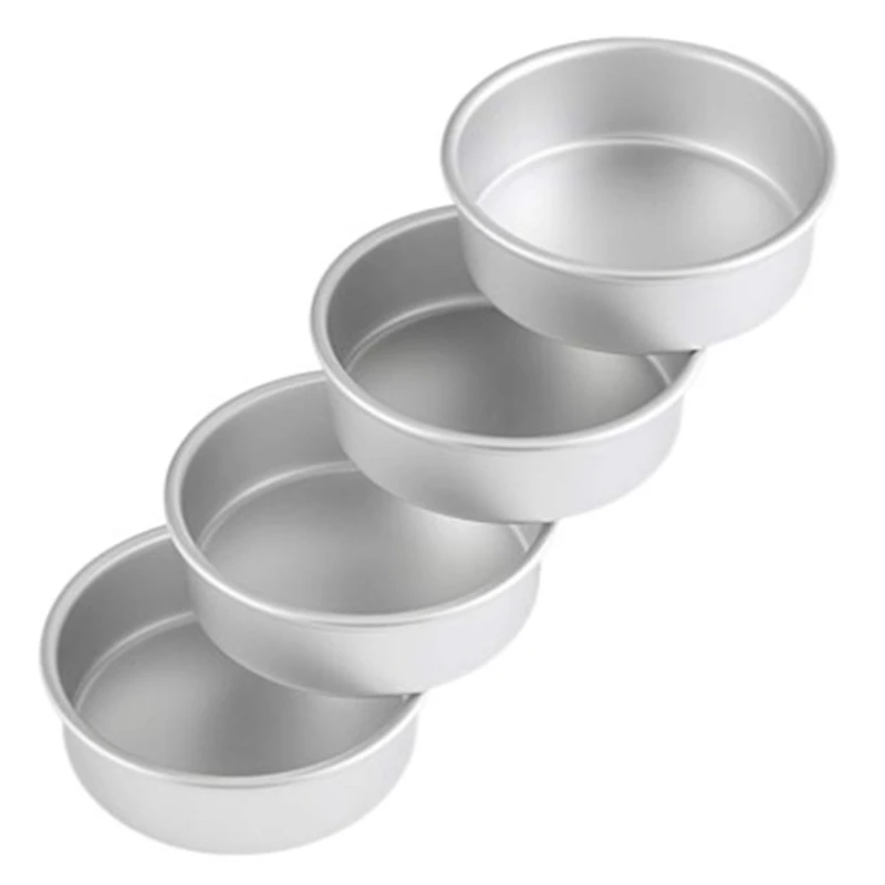4 Inch Small Cake Pan Set Of 4, Baking Round Cake Pans Tins Bakeware For Mini Cake Pizza, Quiche, Non Toxic & Healthy
4 Inch Small Cake Pan Set Of 4, Baking Round Cake Pans Tins Bakeware For Mini Cake Pizza, Quiche, Non Toxic & Healthy