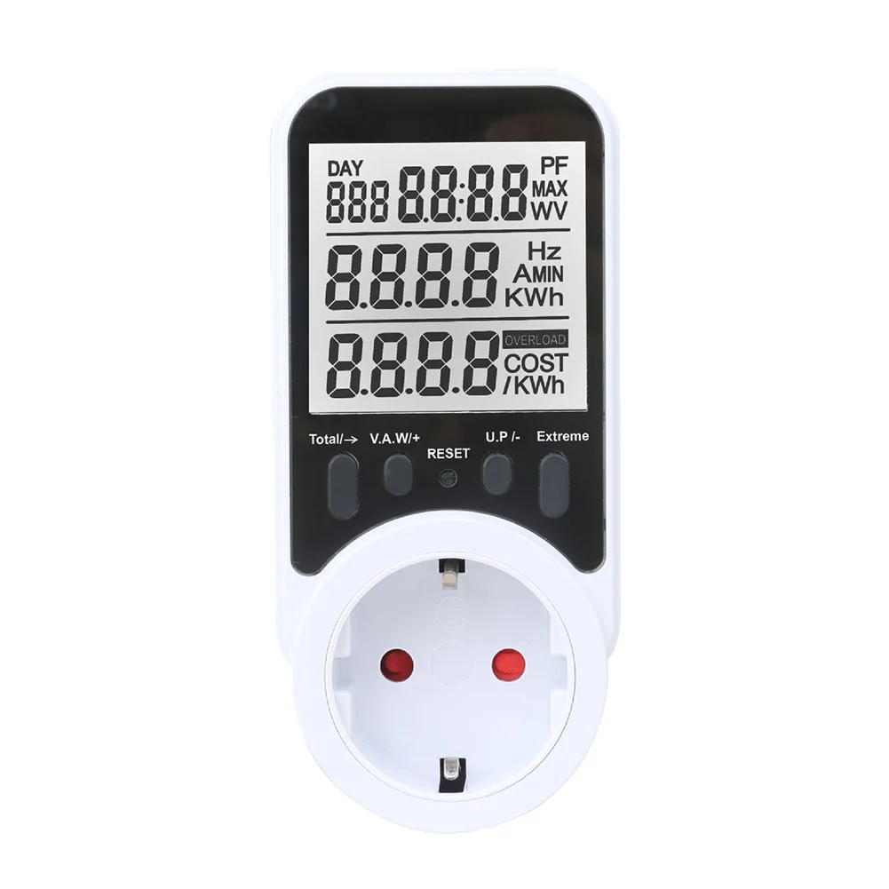 For All Households Power Meter Socket Power Meter Socket Convenient LCD Screen Save Electricity For All Households
For All Households Power Meter Socket Power Meter Socket Convenient LCD Screen Save Electricity For All Households