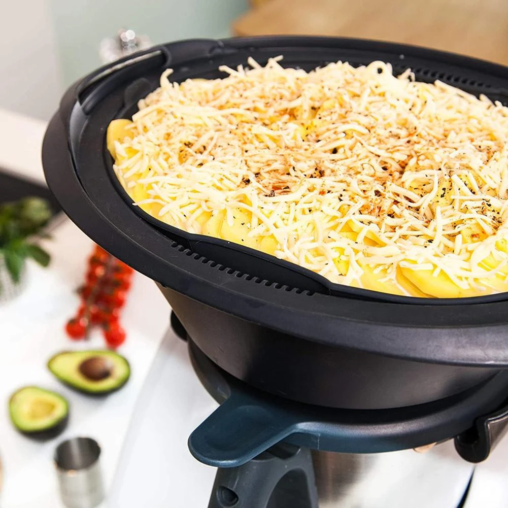 Universal Silicone Steaming Plate High Temperature Resistant Baking Pan For Home Kitchen
Universal Silicone Steaming Plate High Temperature Resistant Baking Pan For Home Kitchen