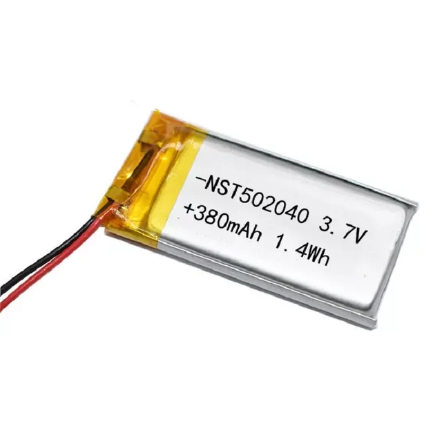 NEW2023 380mAh 502040 Lithium Polymer LiPo Rechargeable Battery ion cells For Mp3 Mp4 Mp5 DIY PAD DVD E-book bluetooth headset
NEW2023 380mAh 502040 Lithium Polymer LiPo Rechargeable Battery ion cells For Mp3 Mp4 Mp5 DIY PAD DVD E-book bluetooth headset