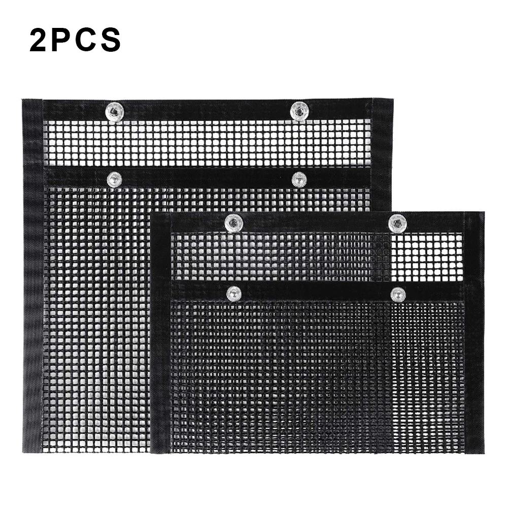 Grill Mats BBQ Mesh Bags 2PCS BBQ Barbecue Black Cooking Pads Durable Grilling Mesh Bag High Quality Non-stick
Grill Mats BBQ Mesh Bags 2PCS BBQ Barbecue Black Cooking Pads Durable Grilling Mesh Bag High Quality Non-stick