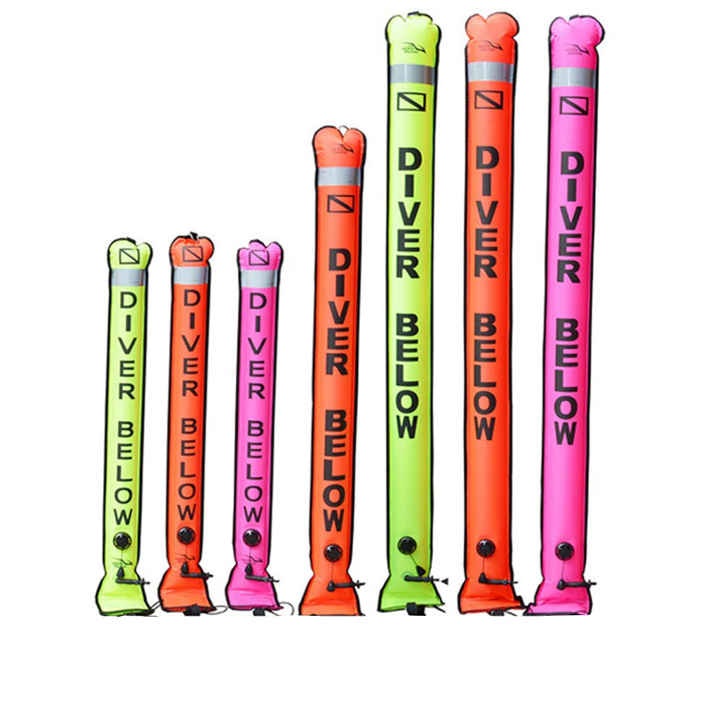 Scuba Dive Signal Marker Buoy Safety Sausage Tube Closed End Inflator Valve Durable Diving Water Sport Survival Safety Equipment
Scuba Dive Signal Marker Buoy Safety Sausage Tube Closed End Inflator Valve Durable Diving Water Sport Survival Safety Equipment
