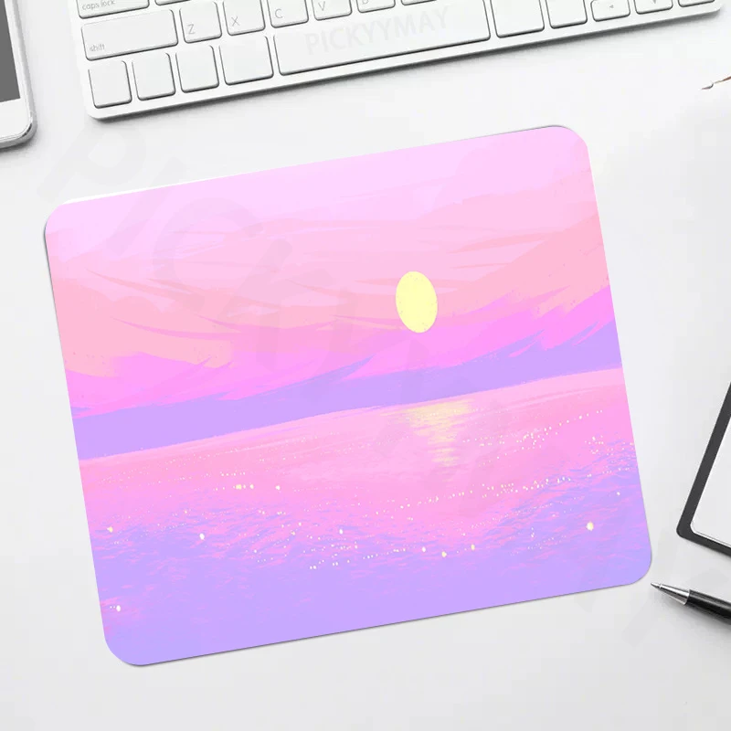 Small Sunset By The Seaside Mouse Pad Landscape Gamer Mousepad Pink Keyboard Mat Mouse Mats Rubber Desk Pad Design Desk Rug
Small Sunset By The Seaside Mouse Pad Landscape Gamer Mousepad Pink Keyboard Mat Mouse Mats Rubber Desk Pad Design Desk Rug